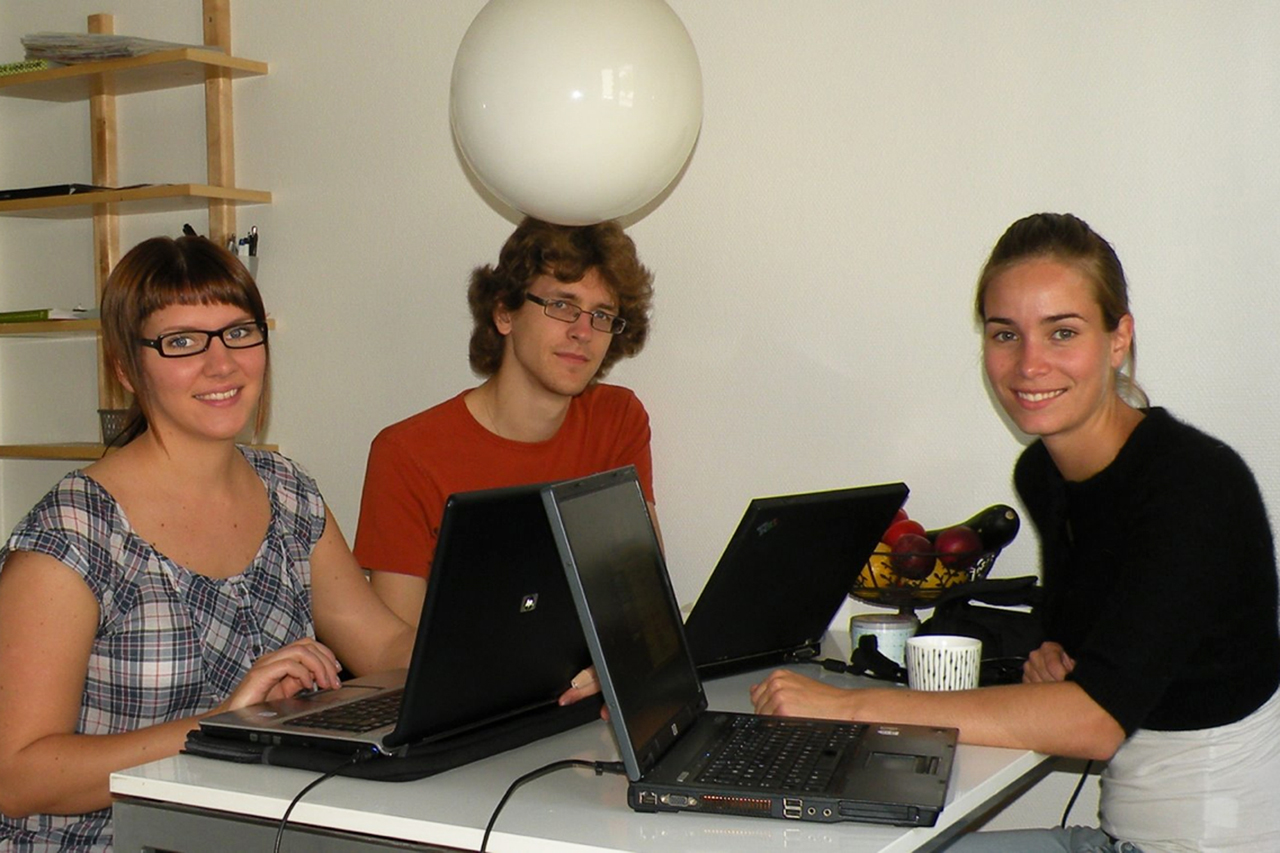 From left to right: Evelina, Josef and Sandra.